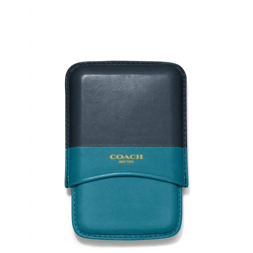 BLEECKER LEATHER MOLDED COLORBLOCK CARD CASE