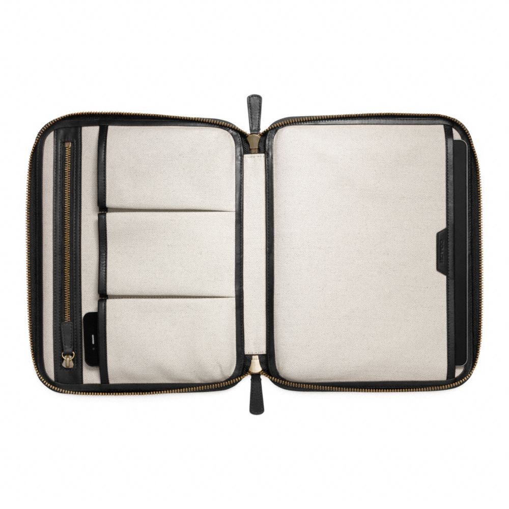 BLEECKER LEATHER TABLET ORGANIZER