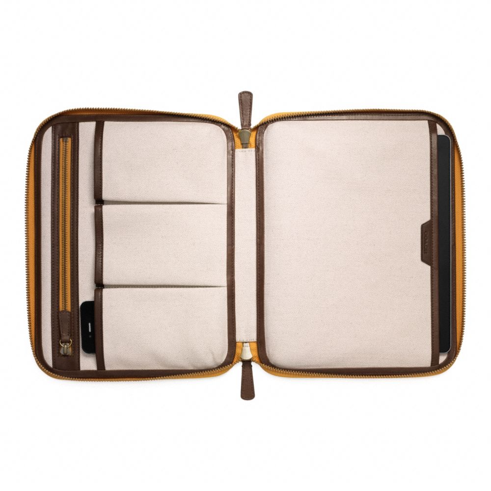 BLEECKER LEATHER TABLET ORGANIZER