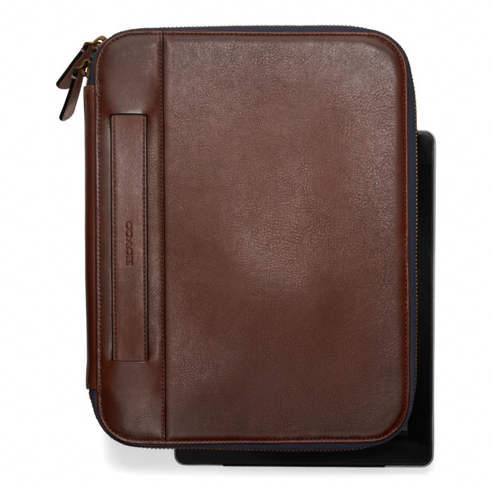 BLEECKER LEATHER TABLET ORGANIZER
