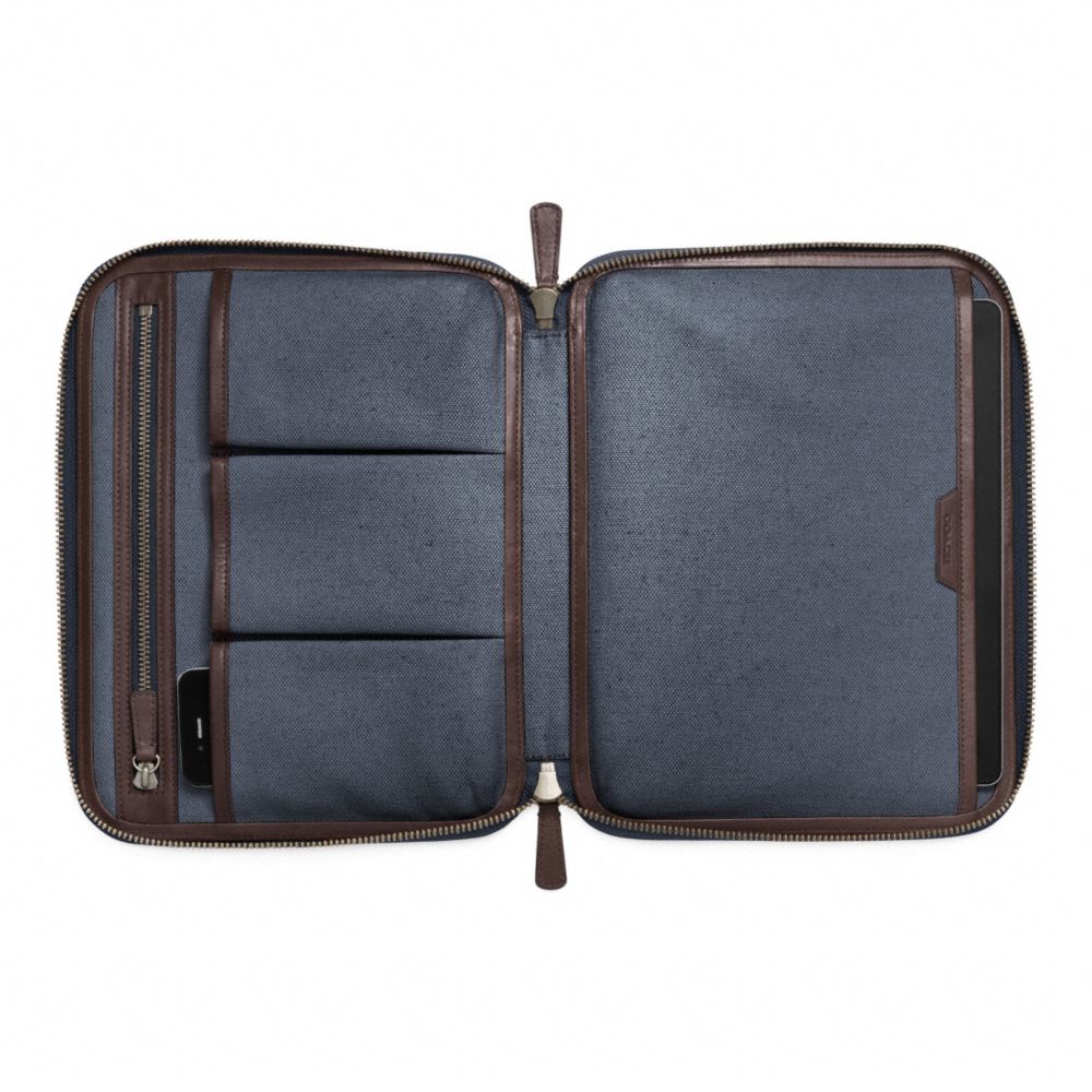 BLEECKER LEATHER TABLET ORGANIZER