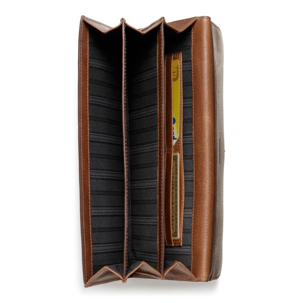 Bleecker Leather Travel Wallet