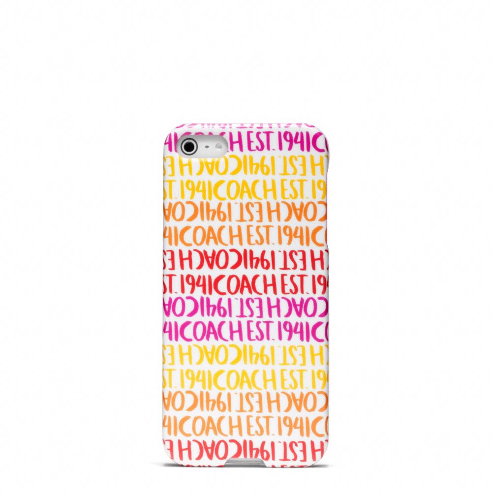 DOUBLE STRIPE SCARF PRINT IPHONE 5 CASE
