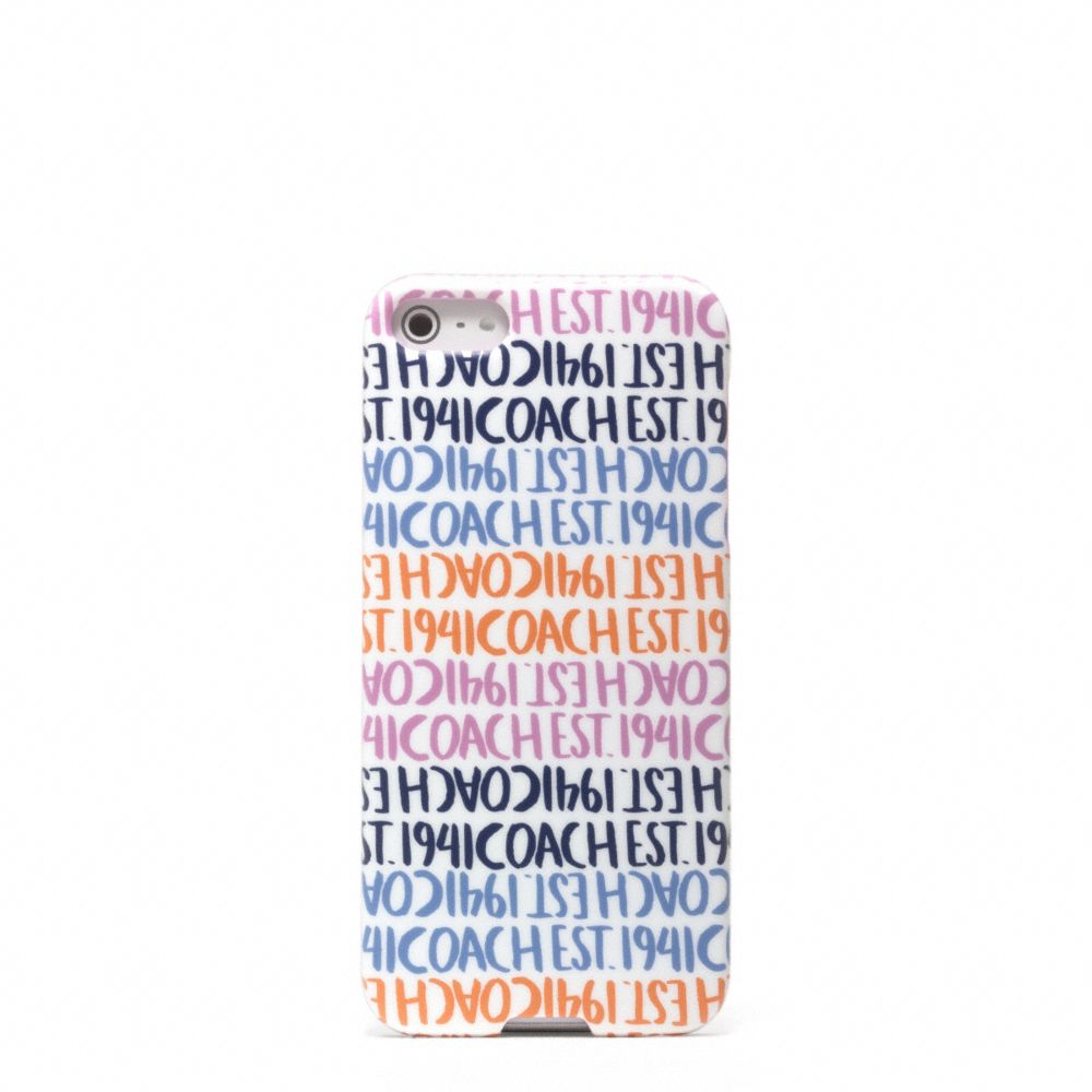 DOUBLE STRIPE SCARF PRINT IPHONE 5 CASE
