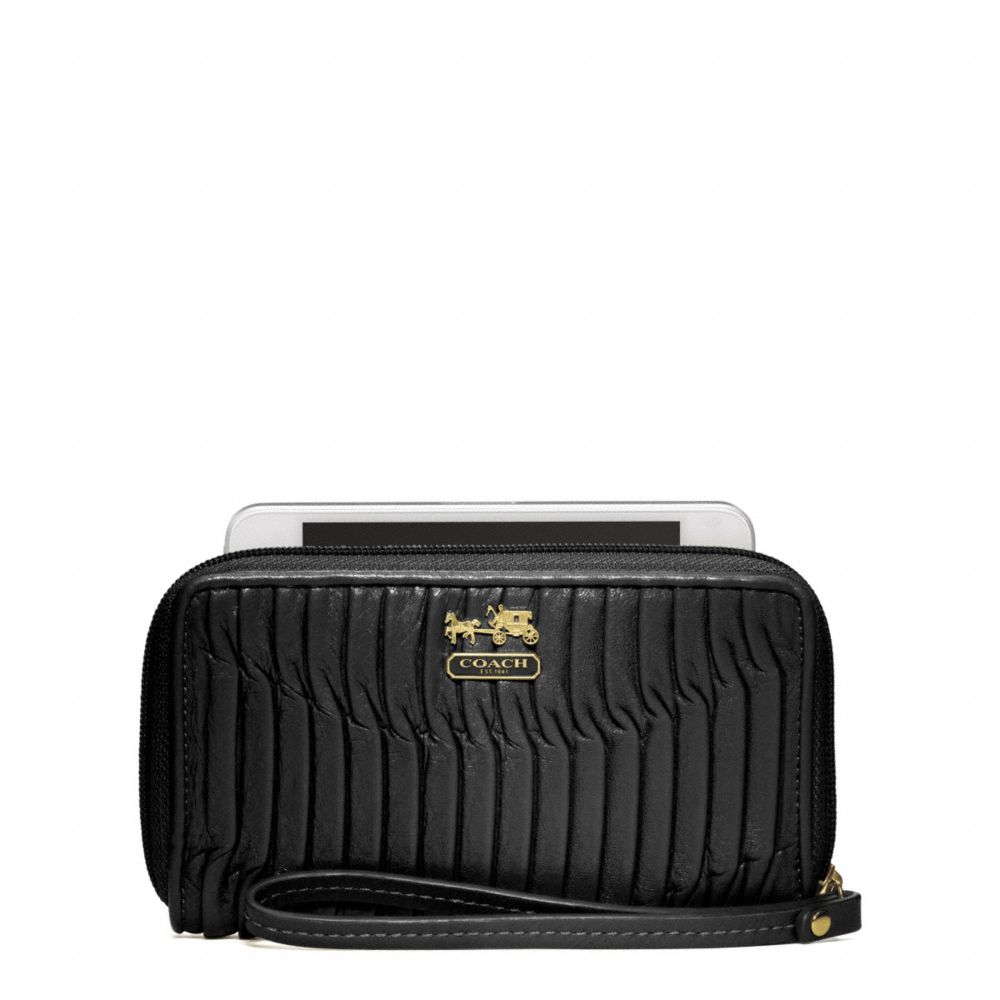 MADISON GATHERED LEATHER UNIVERSAL CASE