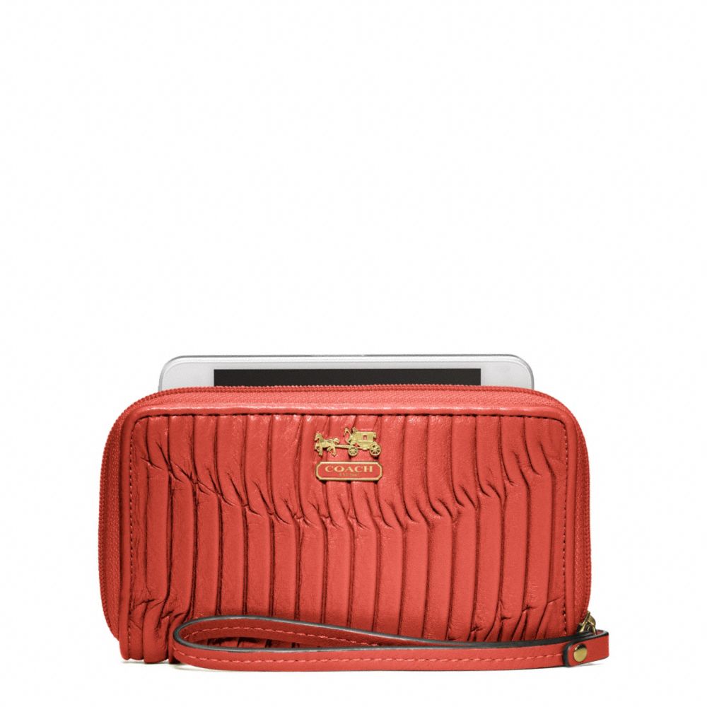 MADISON GATHERED LEATHER UNIVERSAL CASE