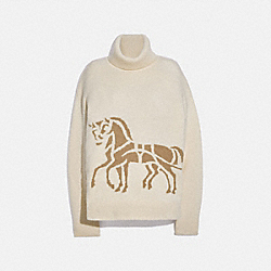 COACH HORSE AND CARRIAGE SWEATER - ONE COLOR - 6927