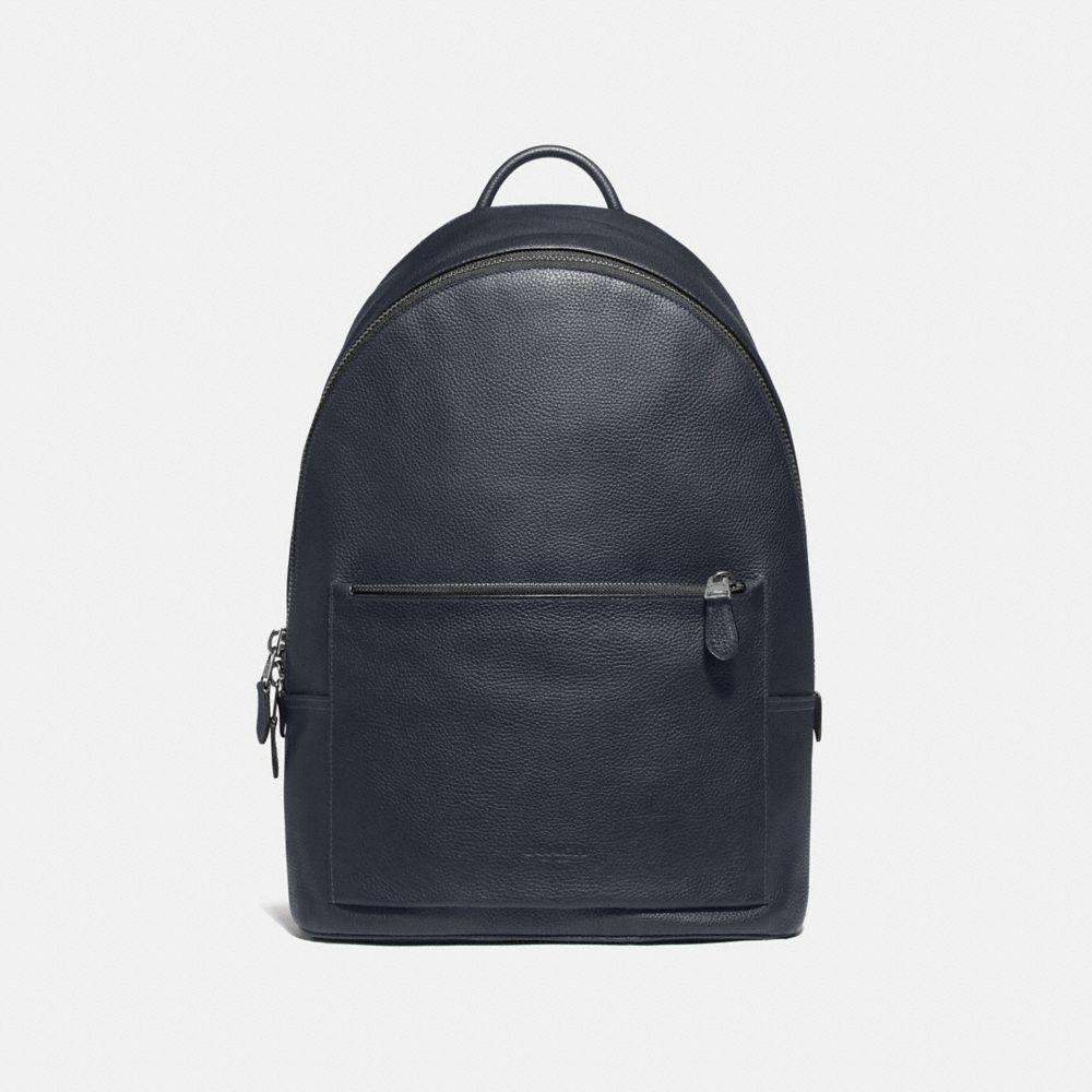 COACH Metropolitan Soft Backpack - GUNMETAL/MIDNIGHT NAVY - 69351