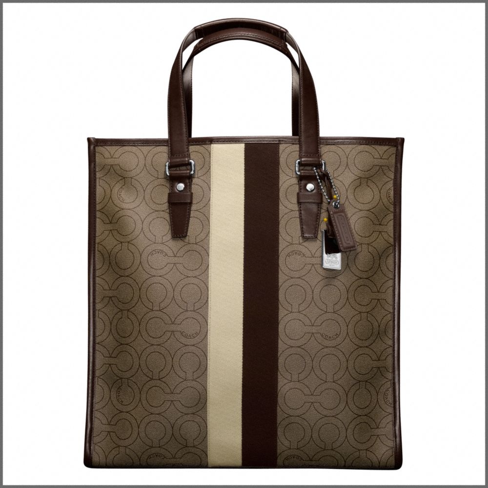 COACH OP ART COATED CANVAS TOTE $298.00