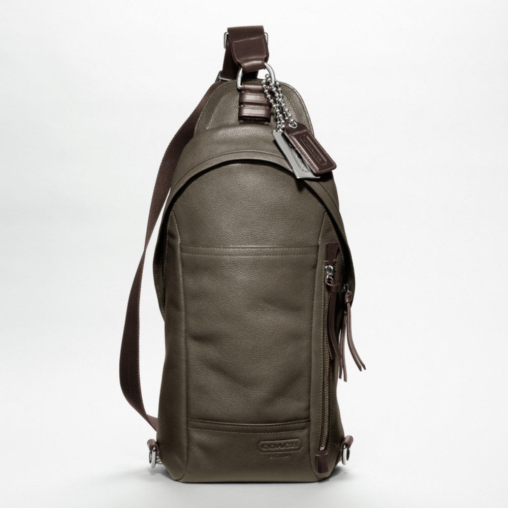 THOMPSON LEATHER CONVERTIBLE SLING PACK