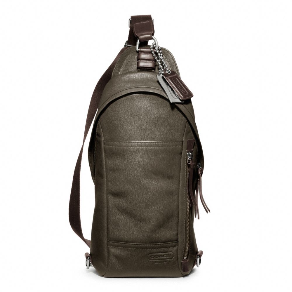 THOMPSON LEATHER CONVERTIBLE SLING PACK