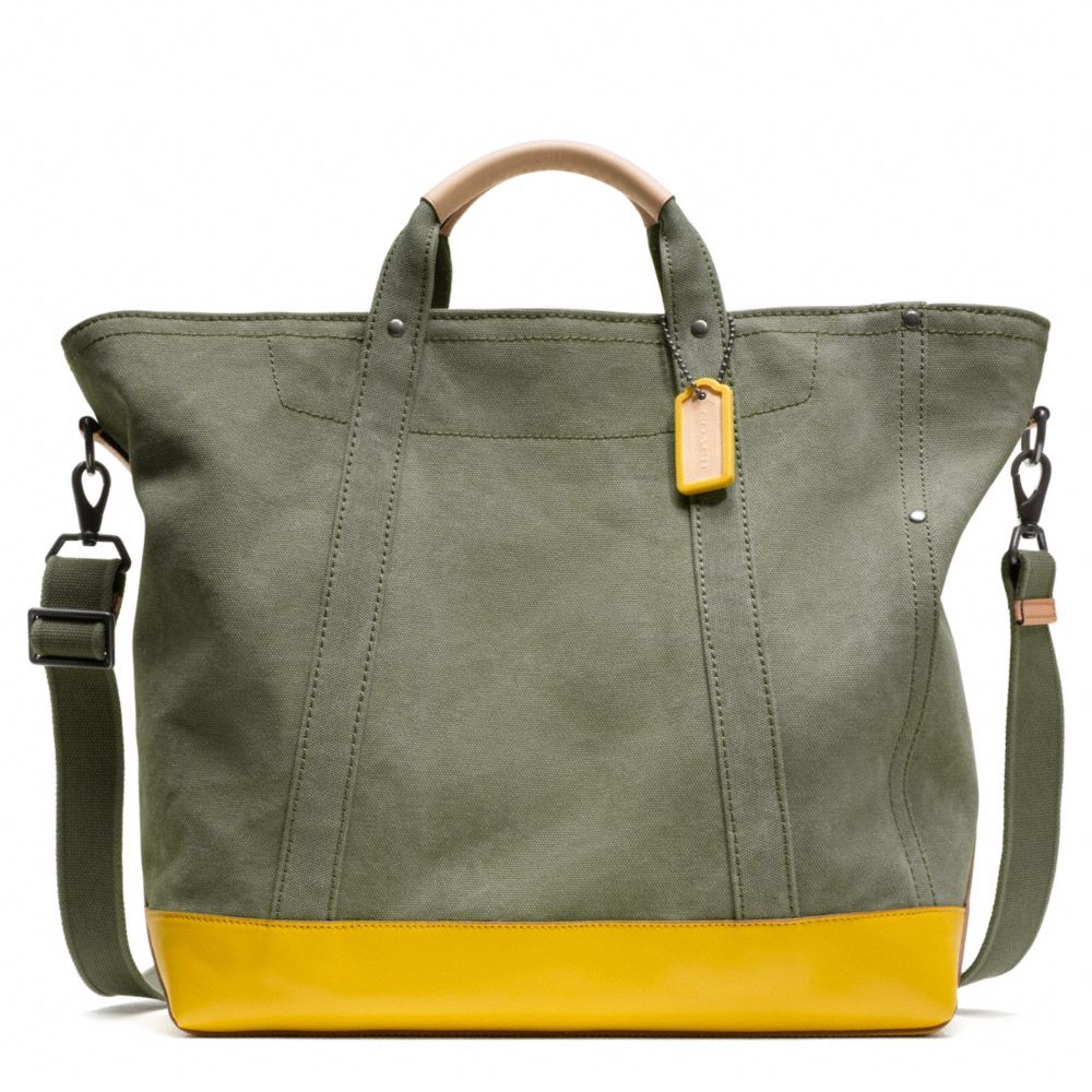 WASHED CANVAS BEACH TOTE