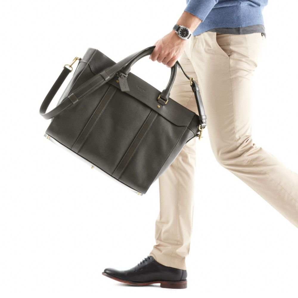 NEW CROSBY LEATHER BUSINESS TOTE