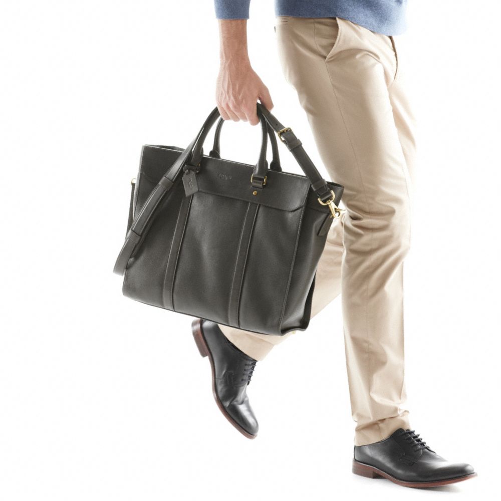 NEW CROSBY LEATHER BUSINESS TOTE