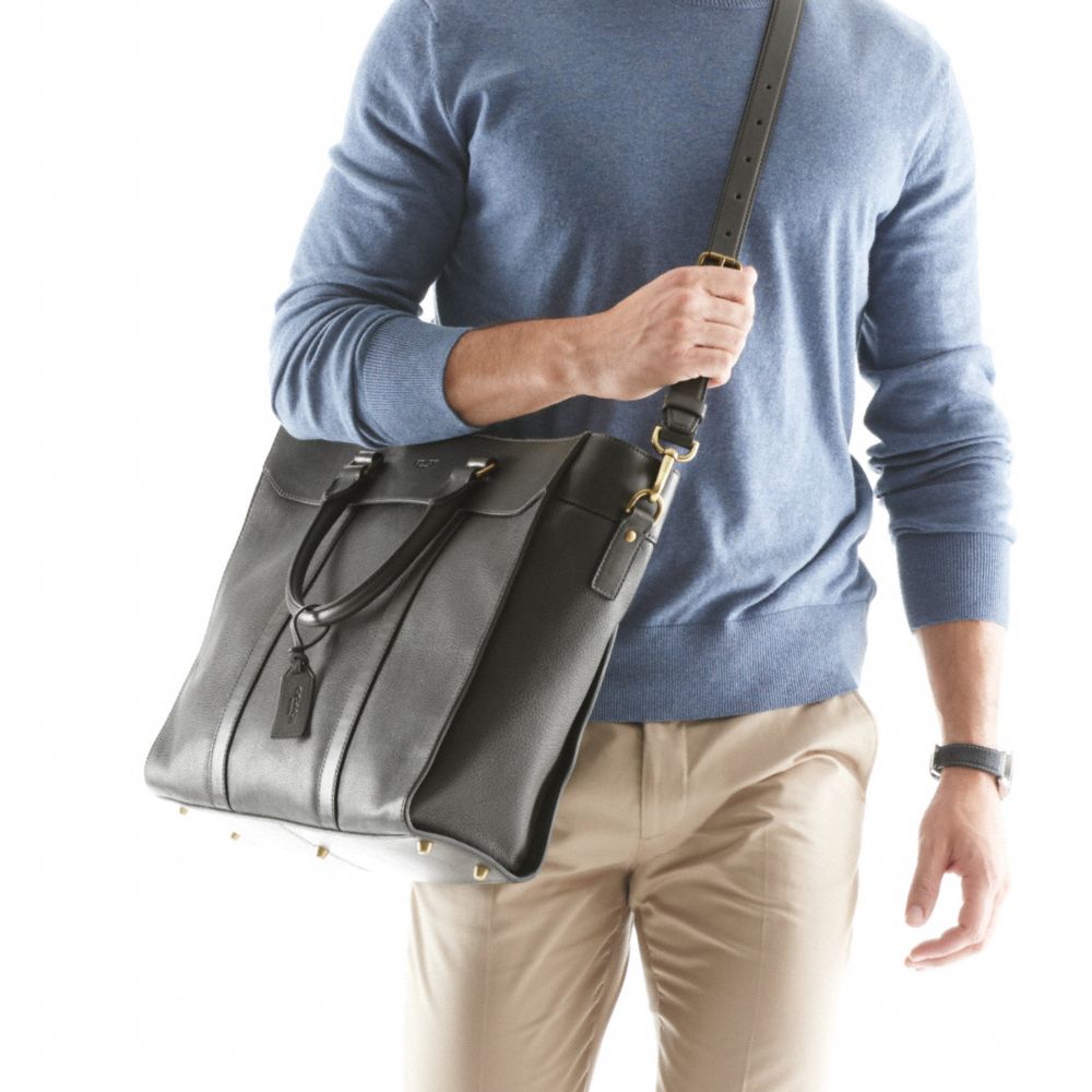 NEW CROSBY LEATHER BUSINESS TOTE