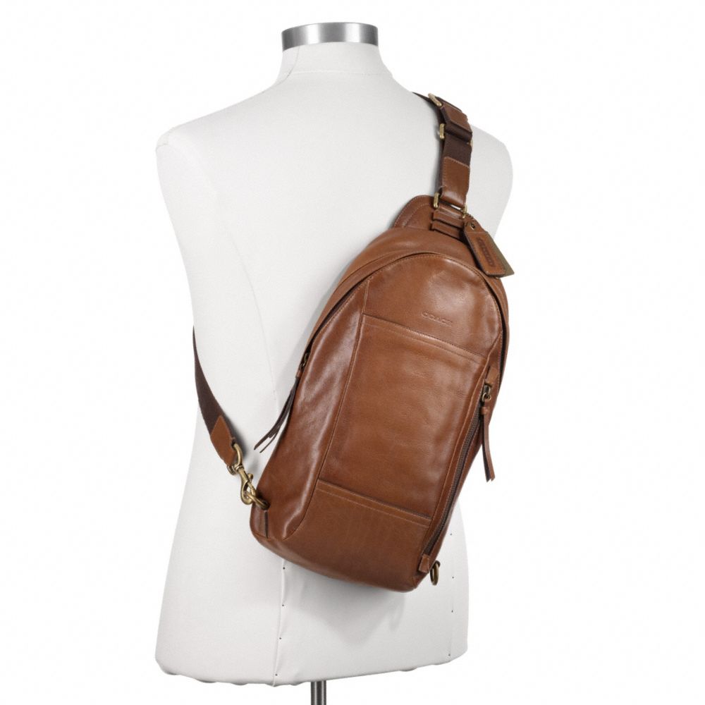 Bleecker Leather Convertible Sling Pack