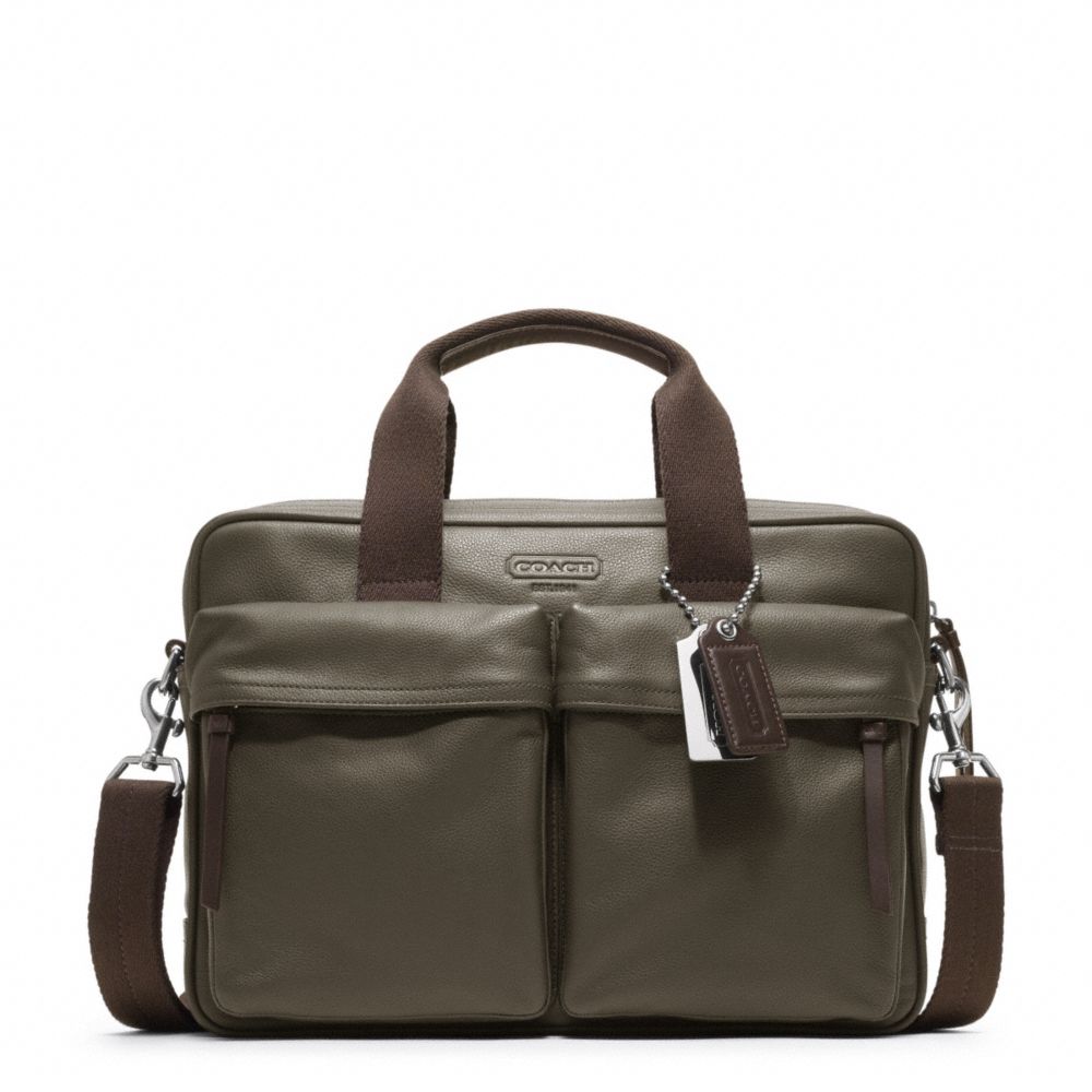 THOMPSON LEATHER  SLIM COMMUTER