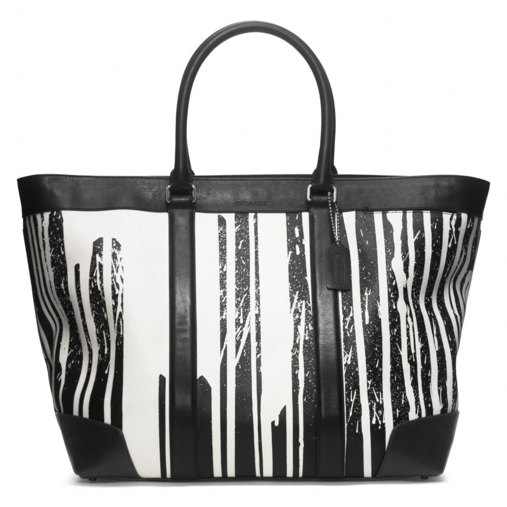 KRINK LEATHER WEEKEND TOTE