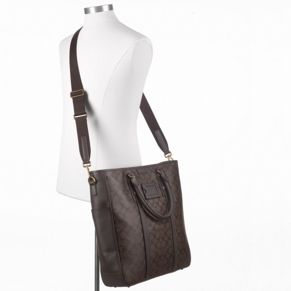 BLEECKER SIGNATURE MONOGRAM TOTE