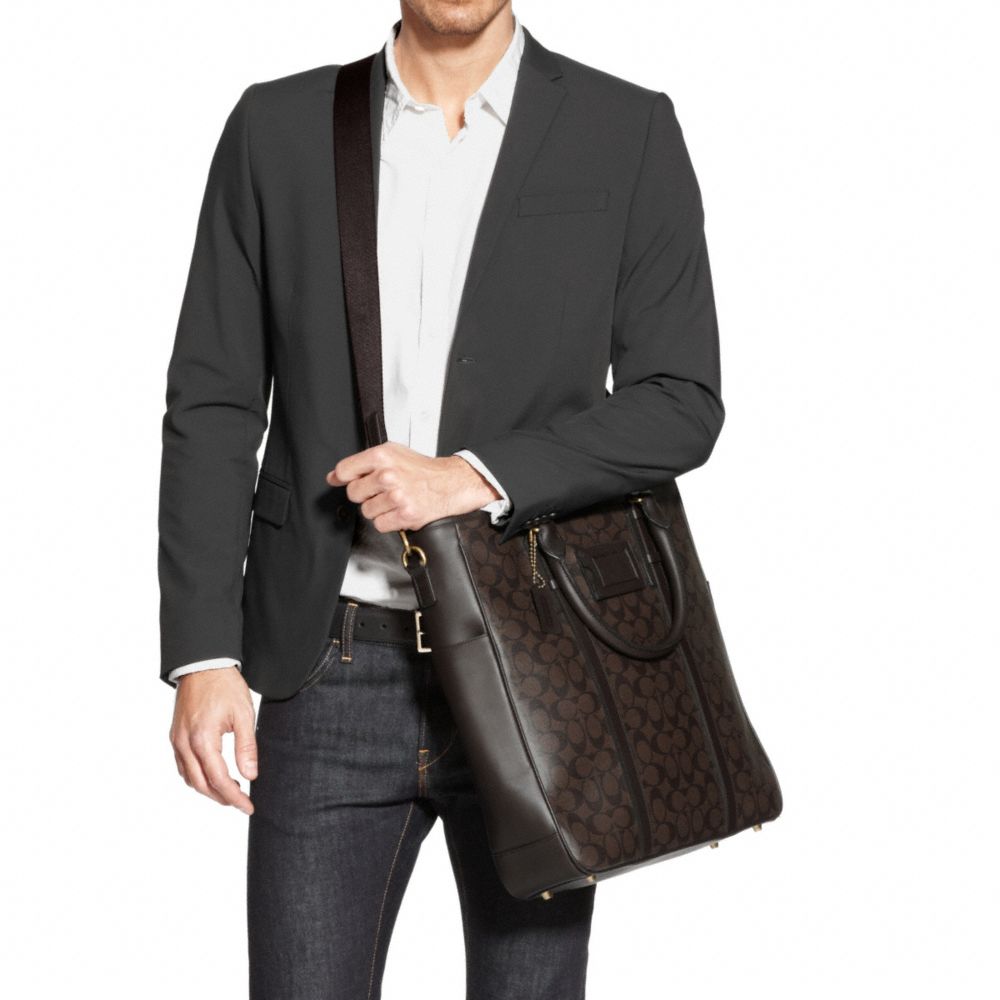BLEECKER SIGNATURE MONOGRAM TOTE