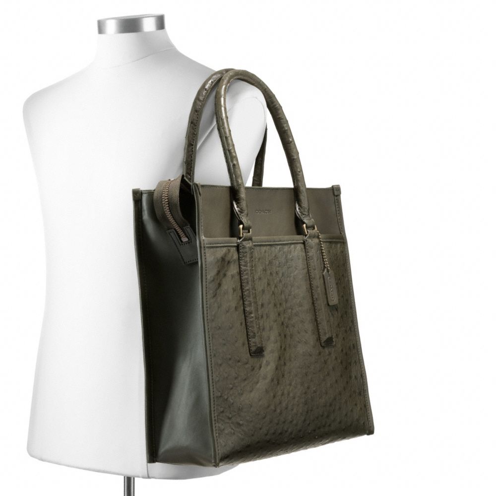 LEGACY OSTRICH TOTE