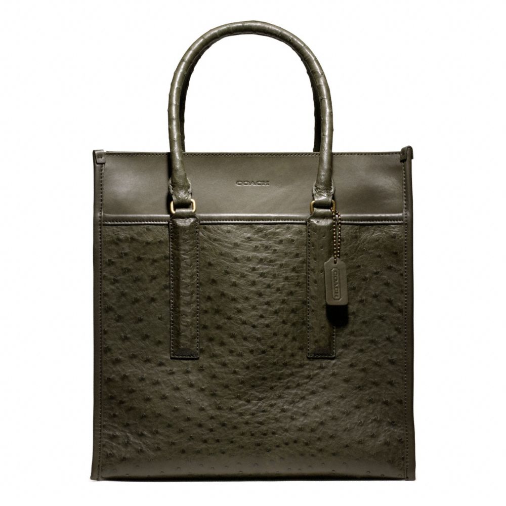 LEGACY OSTRICH TOTE