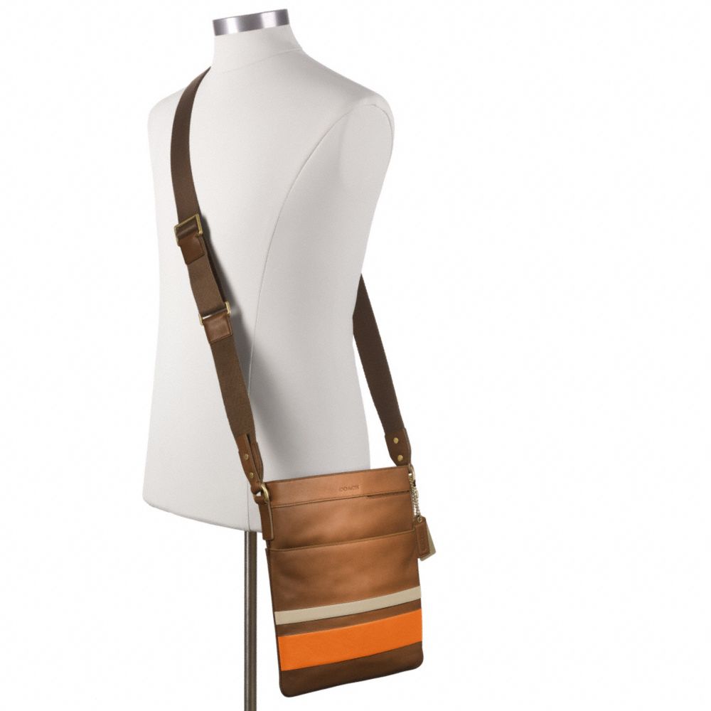 Bleecker Debossed Painted Stripe Scout Bag