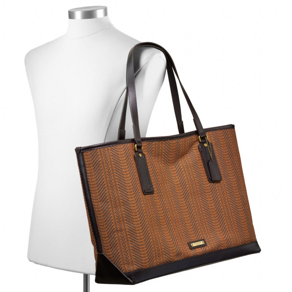 BLEECKER WOVEN MARKET TOTE