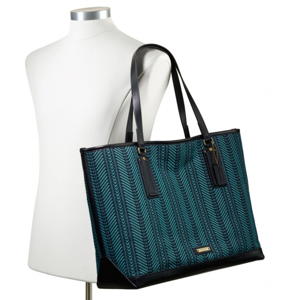 BLEECKER WOVEN MARKET TOTE
