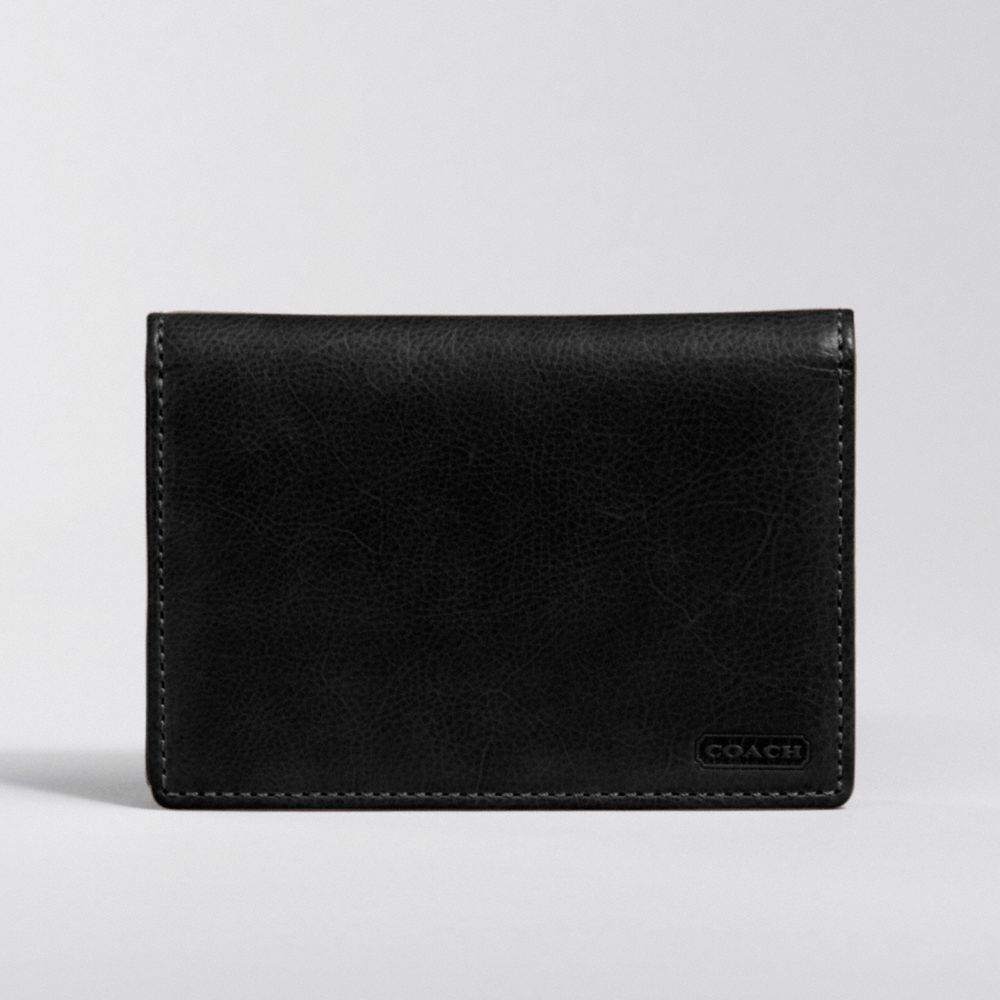 HARRISON LEATHER COMPACT ID WALLET $158.00