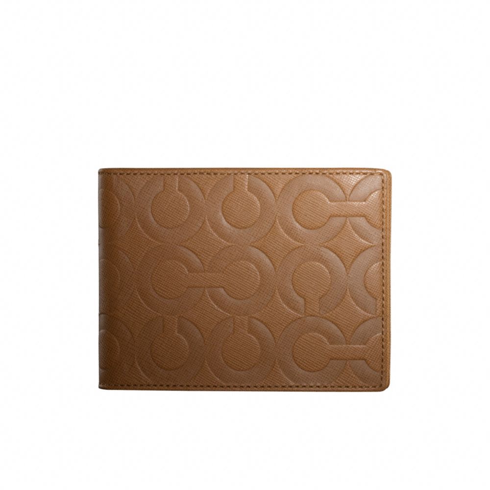COACH OP ART LEATHER PASSCASE ID WALLET $168.00