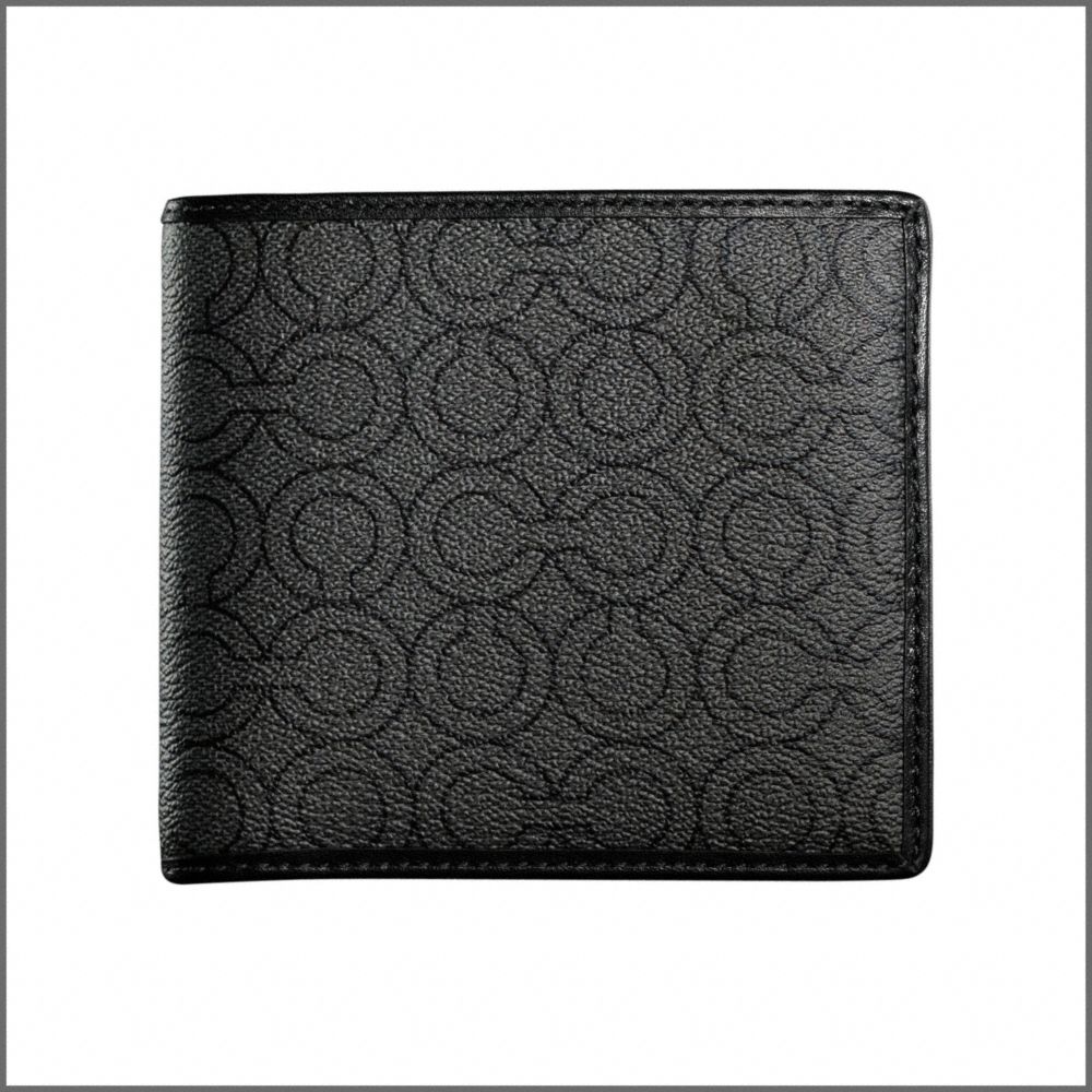 COACH OP ART COATED CANVAS COIN WALLET $148.00