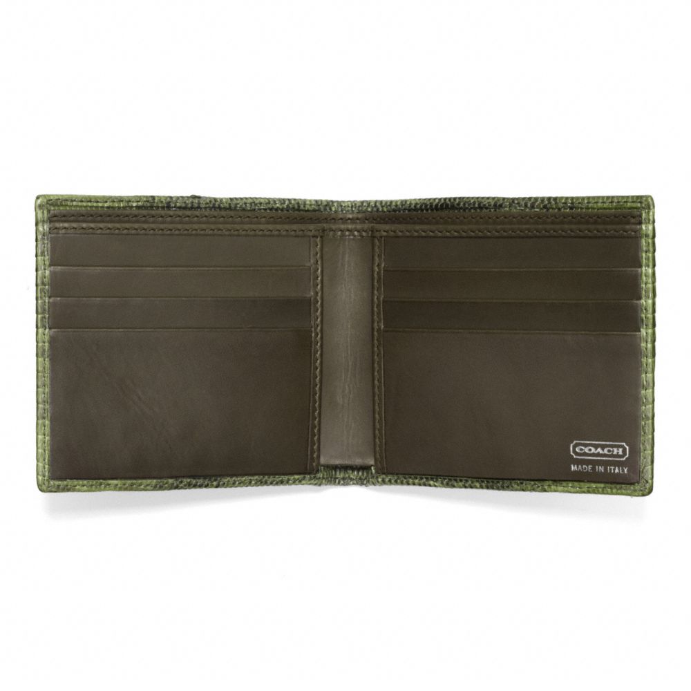 LIZARD DOUBLE BILLFOLD