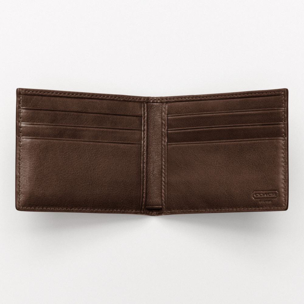 BLEECKER LEGACY DEBOSSED PAINTED STRIPE SLIM BILLFOLD