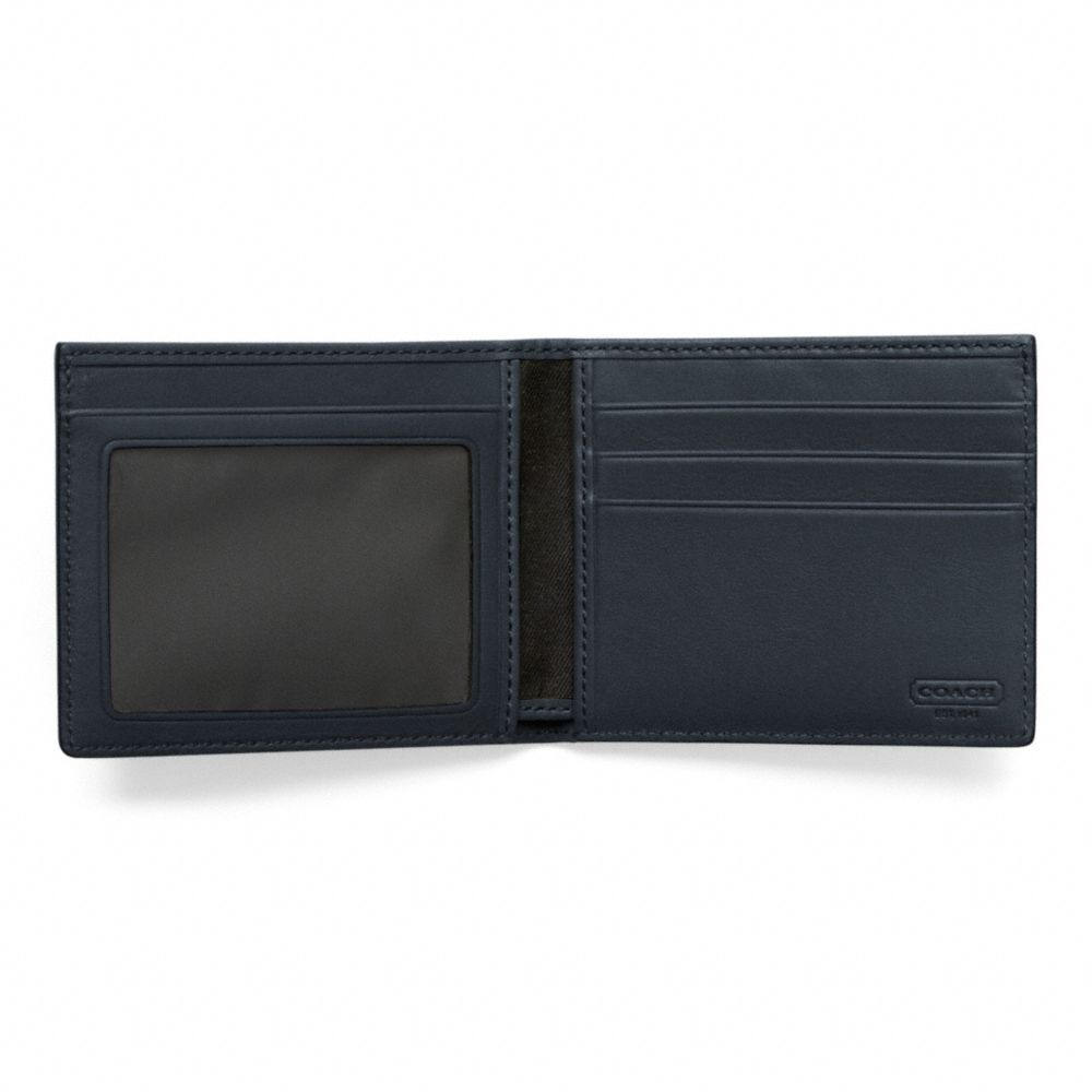 BLEECKER DEBOSSED STRIPE SLIM BILLFOLD ID