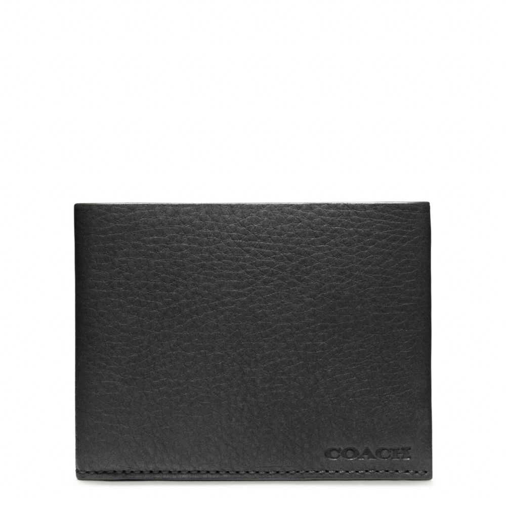 BLEECKER PEBBLED LEATHER SLIM BILLFOLD