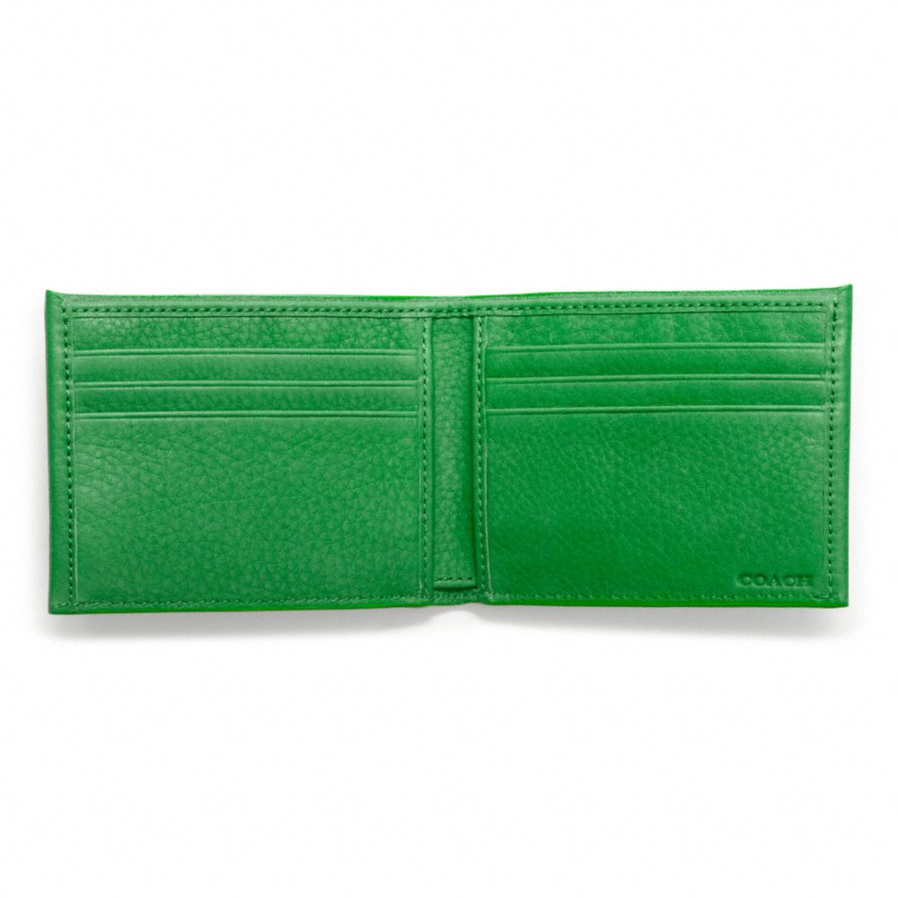 BLEECKER PEBBLED LEATHER SLIM BILLFOLD