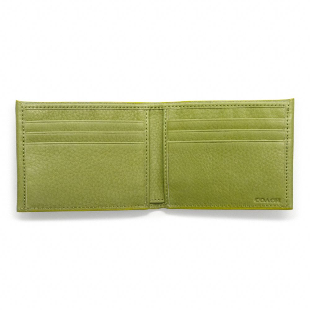 BLEECKER PEBBLED LEATHER SLIM BILLFOLD