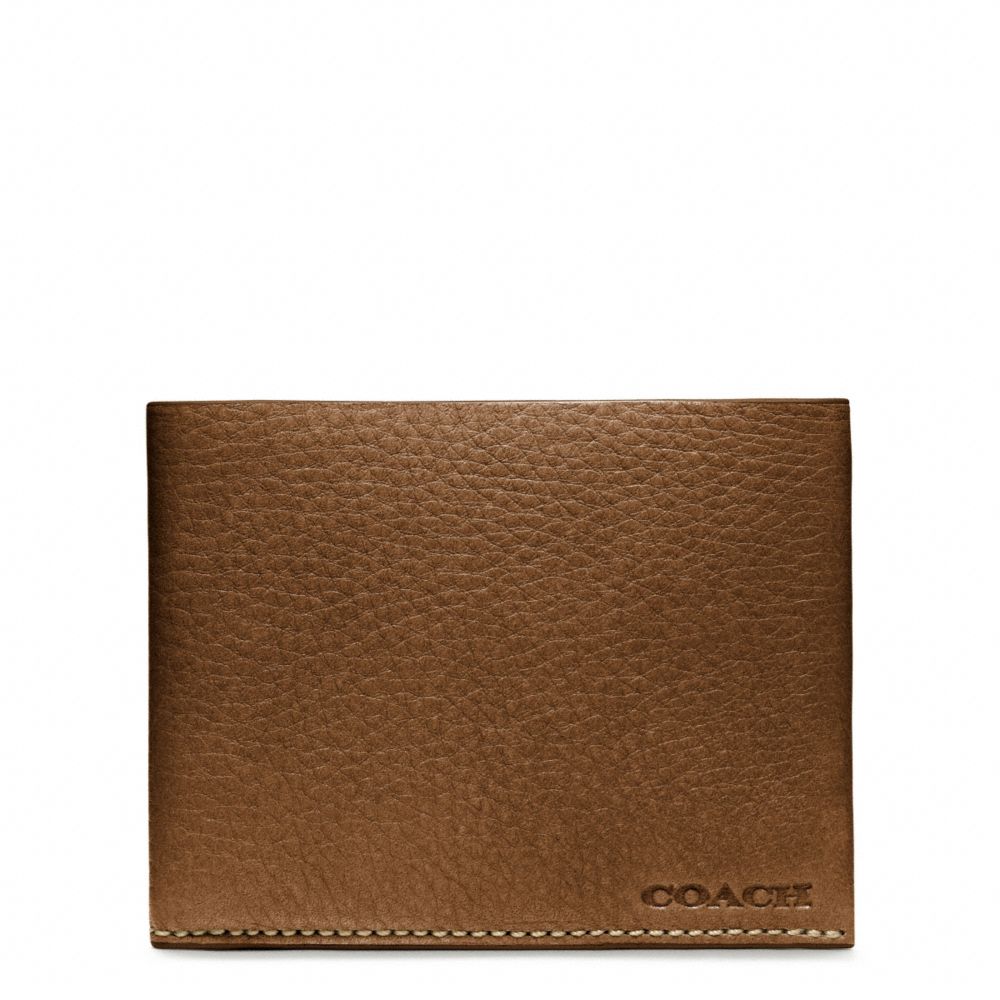 BLEECKER PEBBLED LEATHER SLIM BILLFOLD