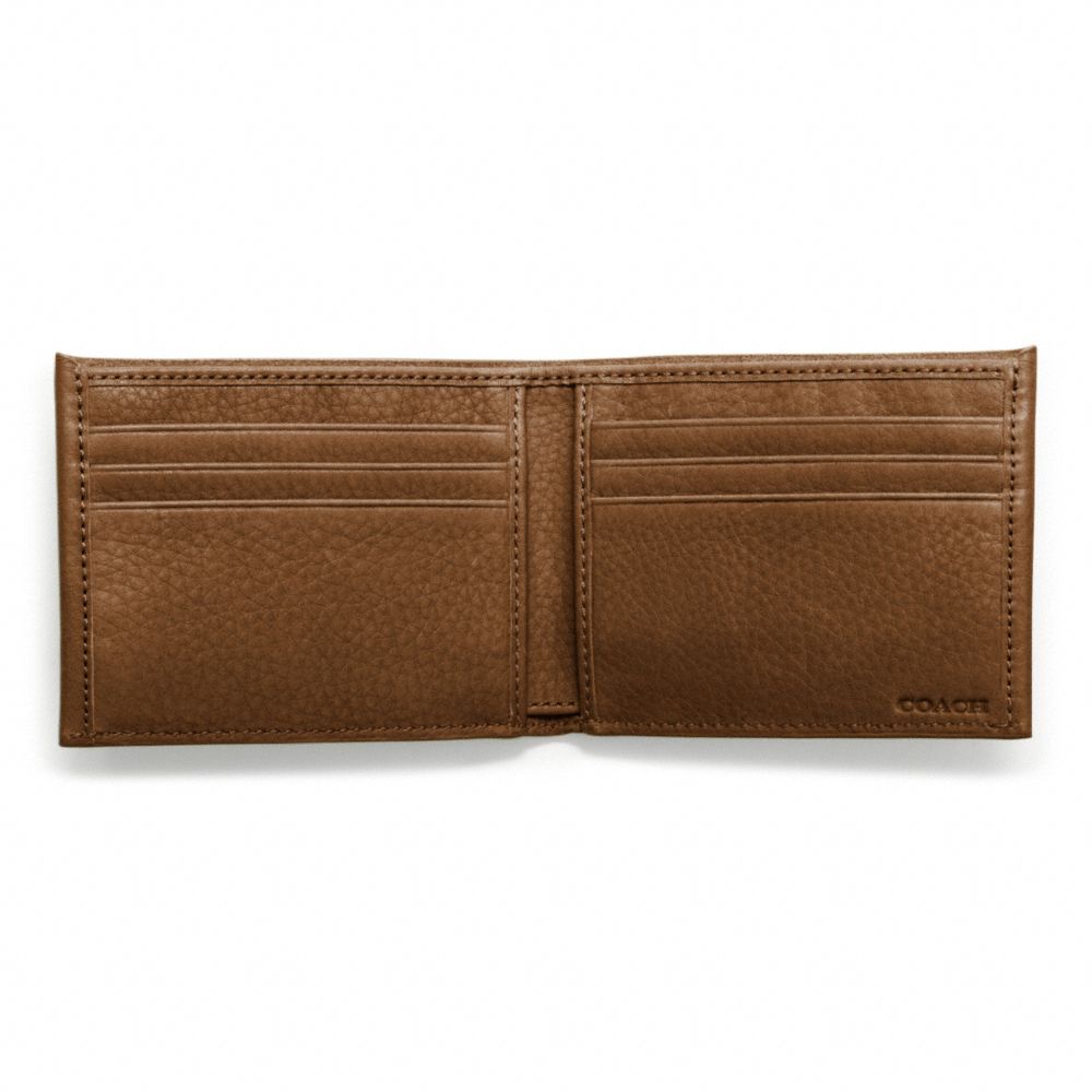 BLEECKER PEBBLED LEATHER SLIM BILLFOLD