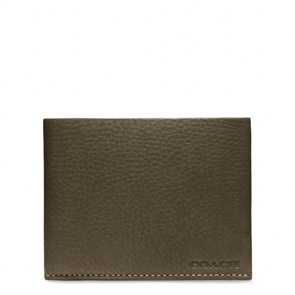 BLEECKER PEBBLED LEATHER SLIM BILLFOLD