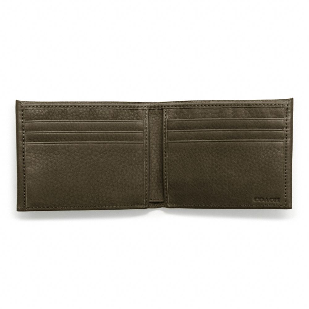 BLEECKER PEBBLED LEATHER SLIM BILLFOLD