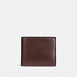COACH 3 In 1 Wallet - MAHOGANY BROWN - 74991