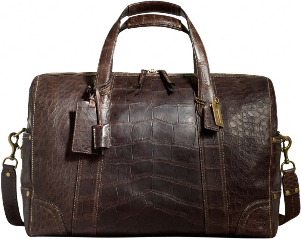 Coach LEGACY CROCODILE MEDIUM DUFFLE from coach.com