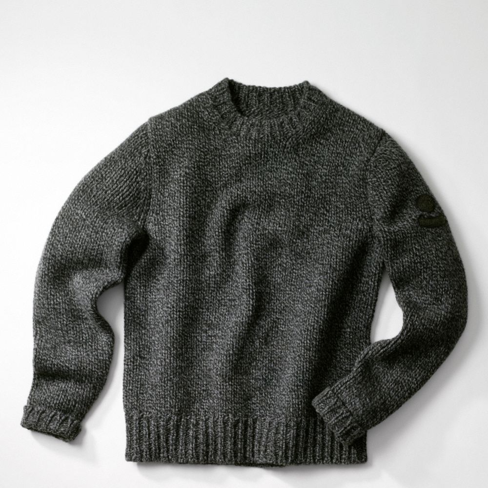 HANDKNIT CREW SWEATER $298.00