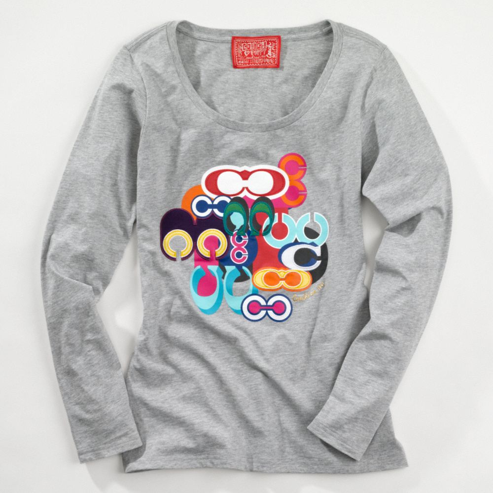Long Sleeve Pop C Tee $88.00