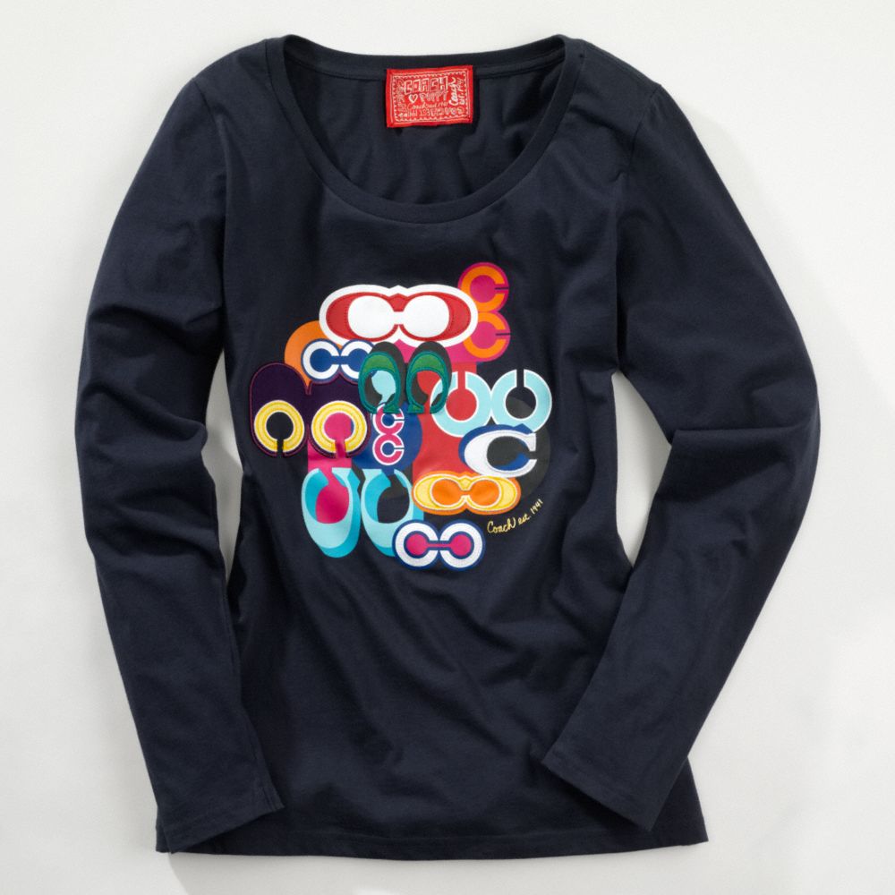 Long Sleeve Pop C Tee $88.00