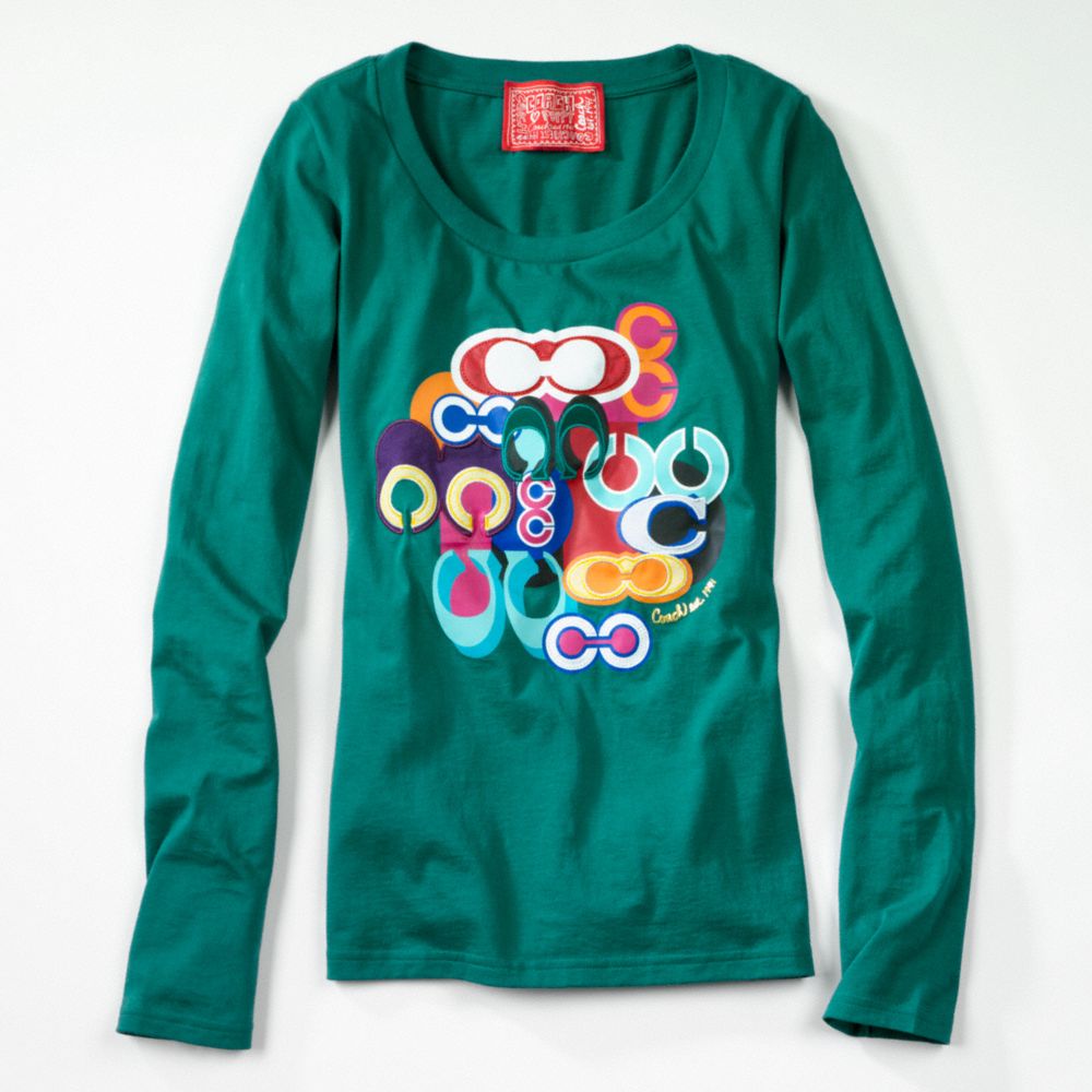 Long Sleeve Pop C Tee $88.00