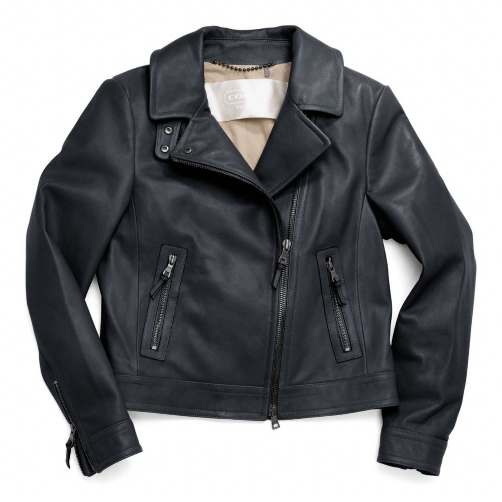 LEATHER MOTORCYCLE JACKET