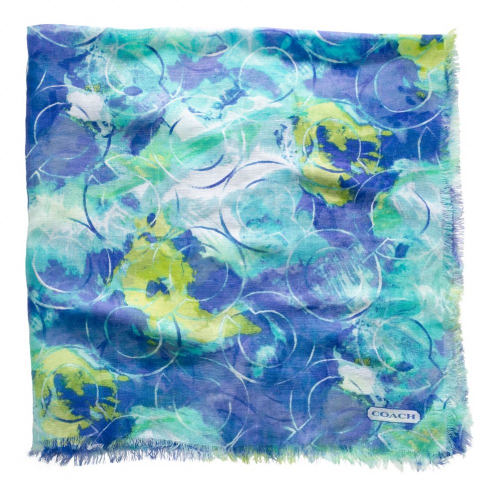 TIE DYE OP ART OVERSIZED SQUARE